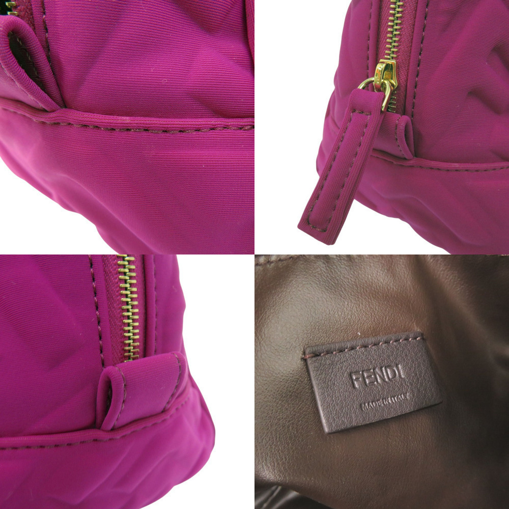 Fendi Beauty Clutch FF Zucca Polyamide Purple - Picture 10 of 10
